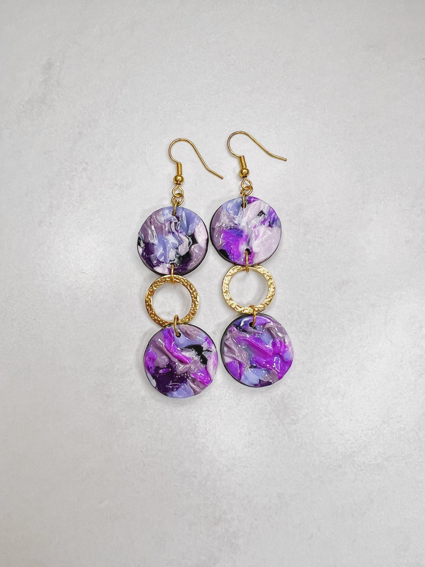 Minnesota Purple Earrings