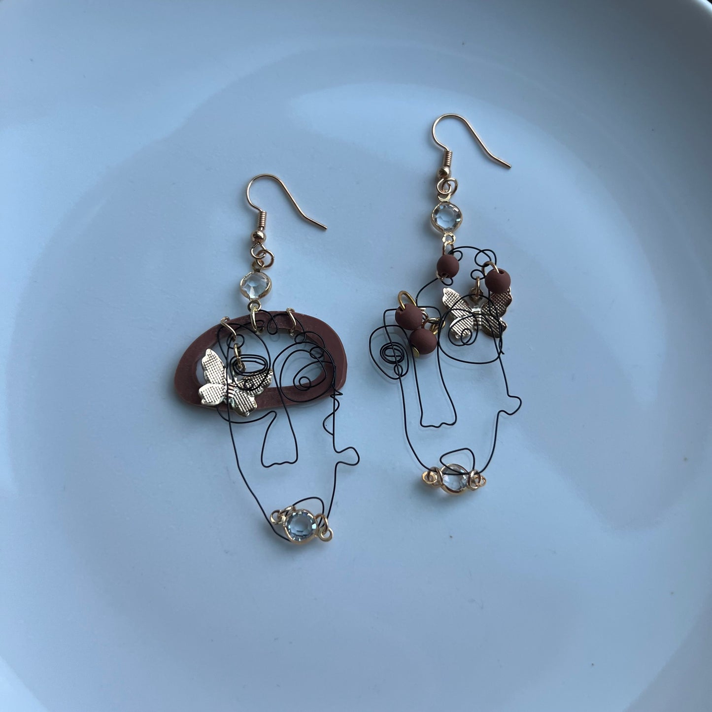 Butterflies On The Brain Earrings