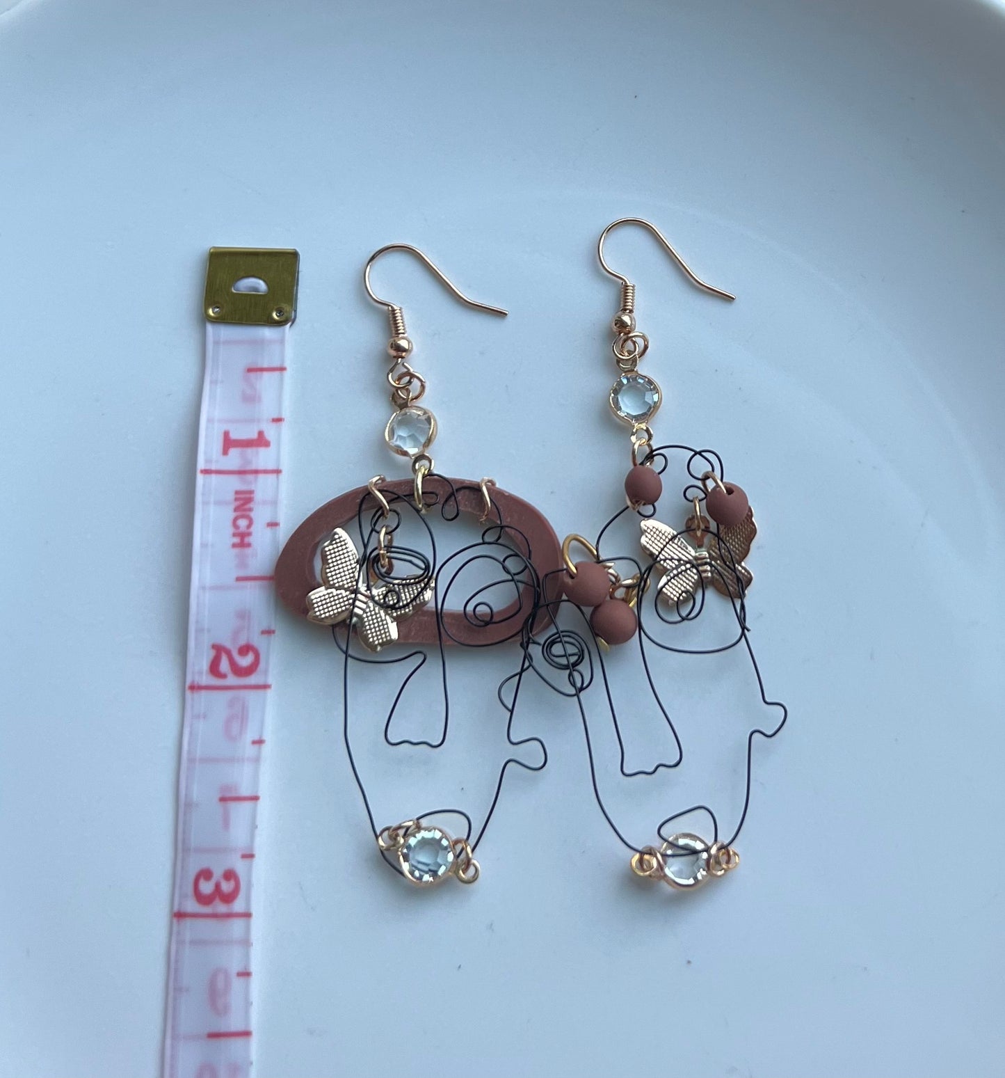 Butterflies On The Brain Earrings